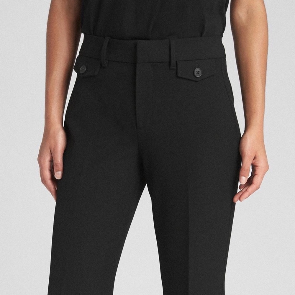 GAP High Rise Baby Boot Black Pants, size 00